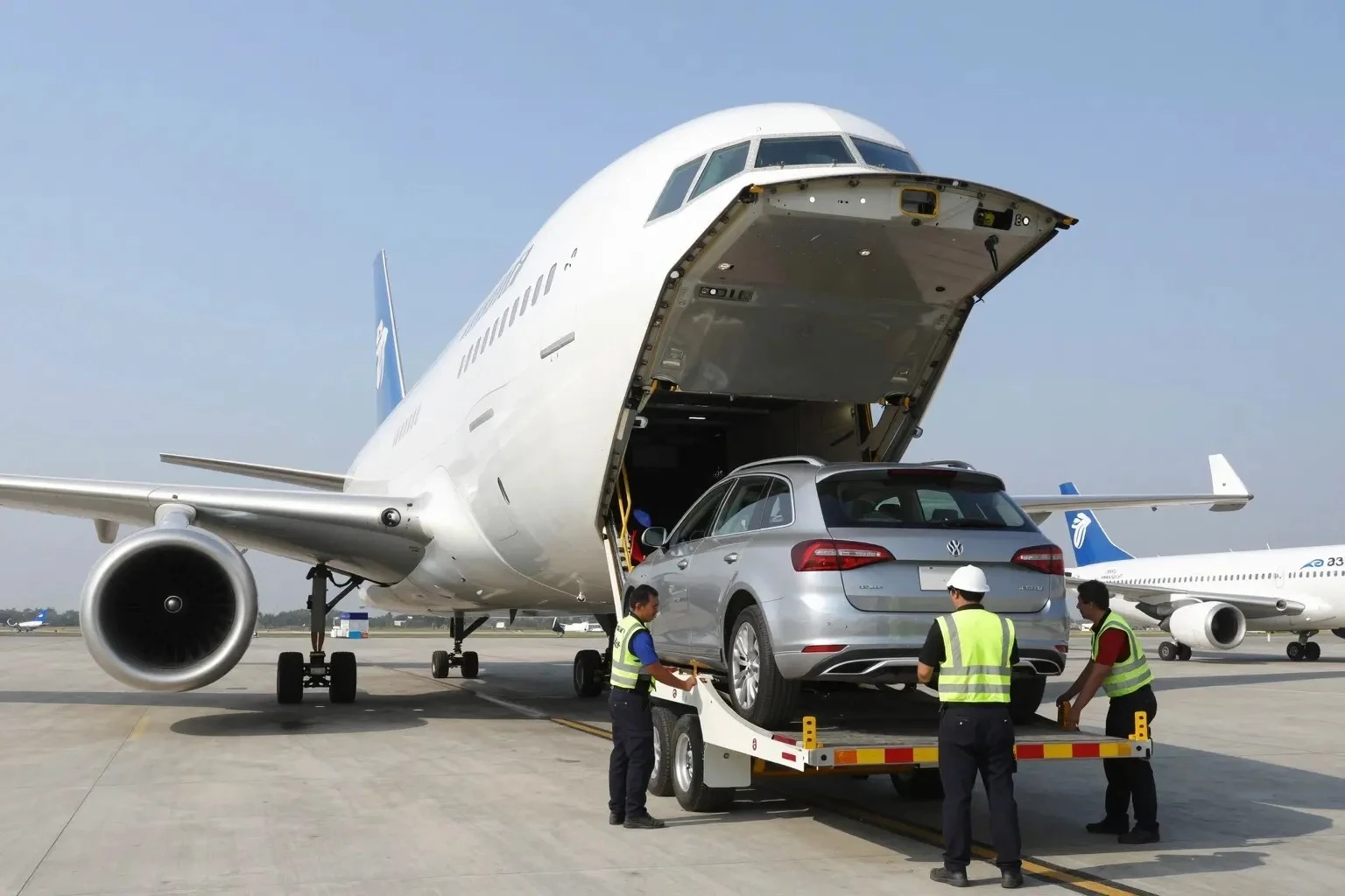 Can cars be shipped by plane