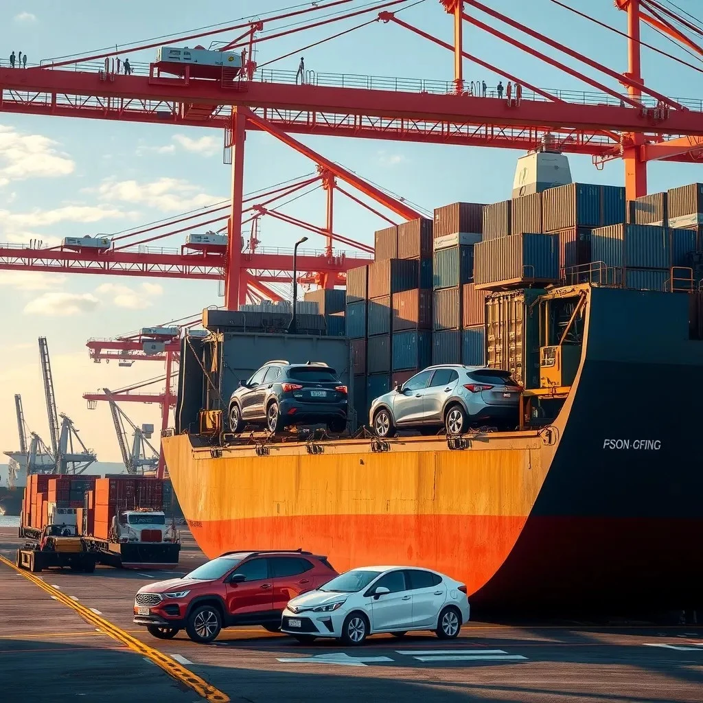 Can I ship my car to japan