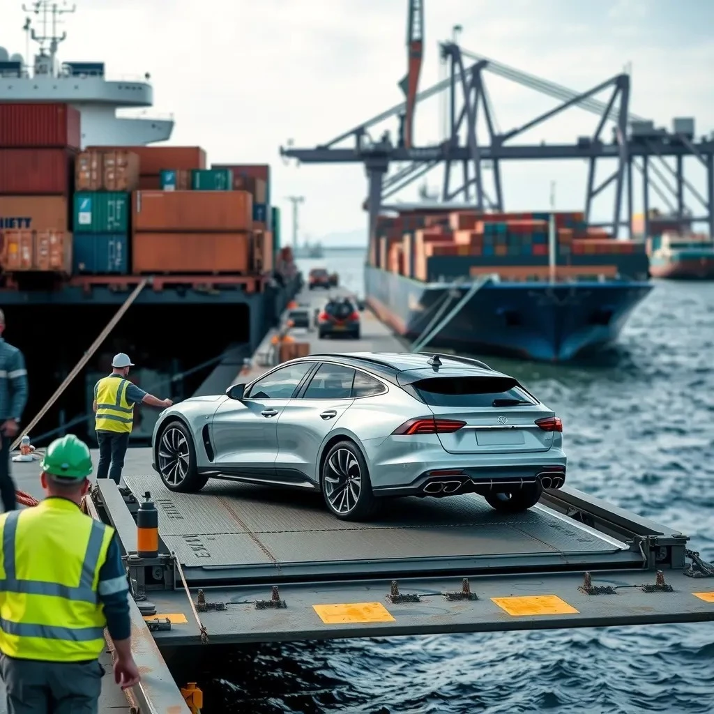 Can I ship a financed car overseas
