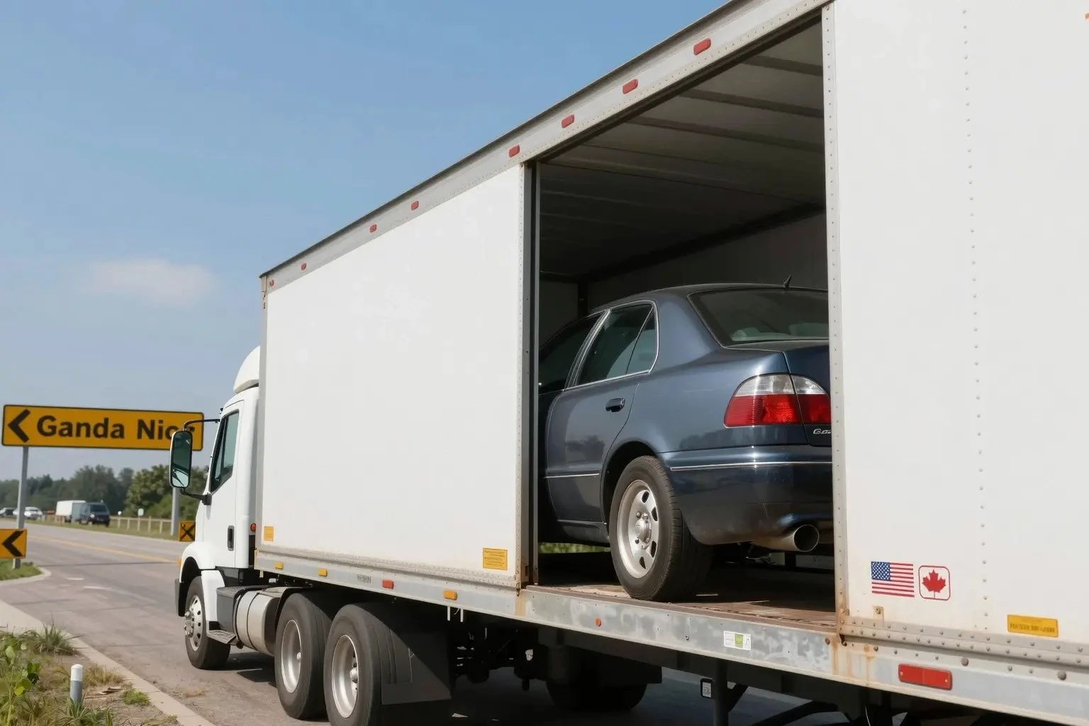 Can you ship a car from canada to us